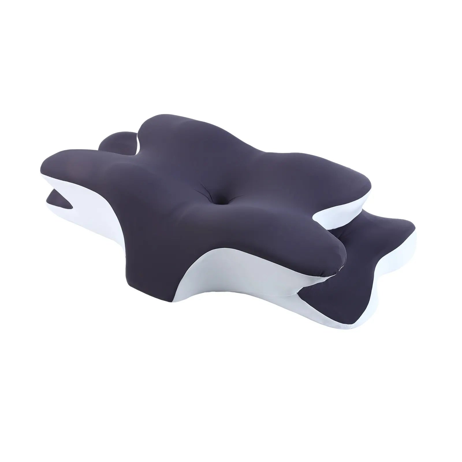 Double-Sided Contoured Neck Pillow, Supportive Memory Foam with Cooling Cover, Zoned Design, and Extra-Large Armrest for Side, Stomach, and Back Sleepers #GLOBAL PICKS