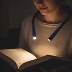 Close-up neck light on neck